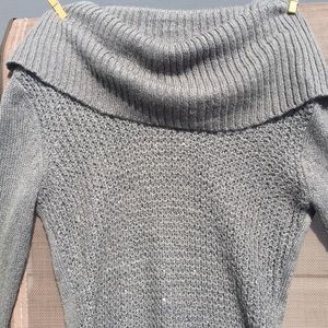 Candie’s cowl neck sparkly sweater
